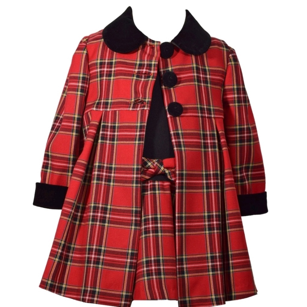 Bonnie Jean Plaid Dress